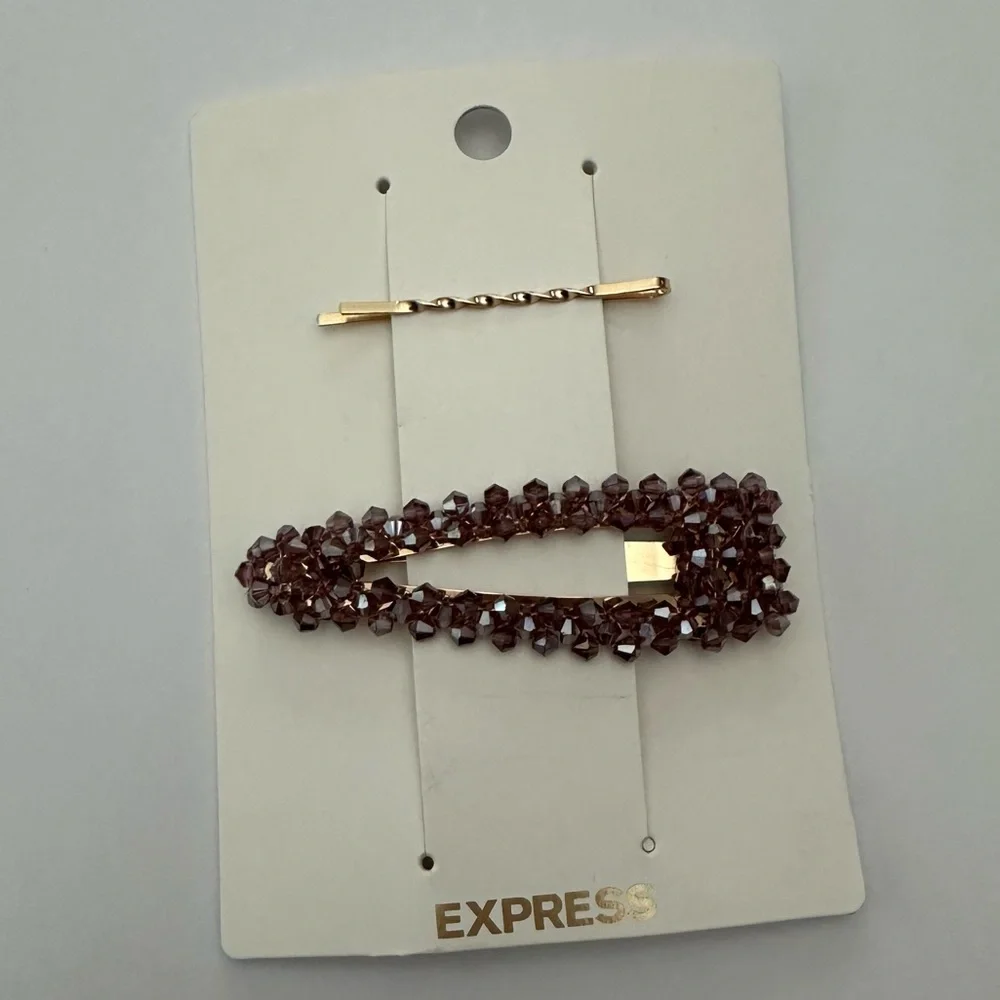 Express Miscellaneous Hair Clips in Gold 2019